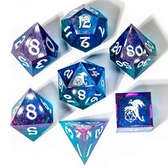 Captured Magic Sharp Resin Dice Set: Fairy Stone