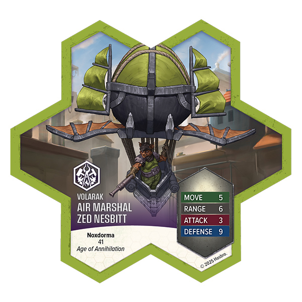 Heroscape: Air Marshal Zed Nesbitt Army Expansion