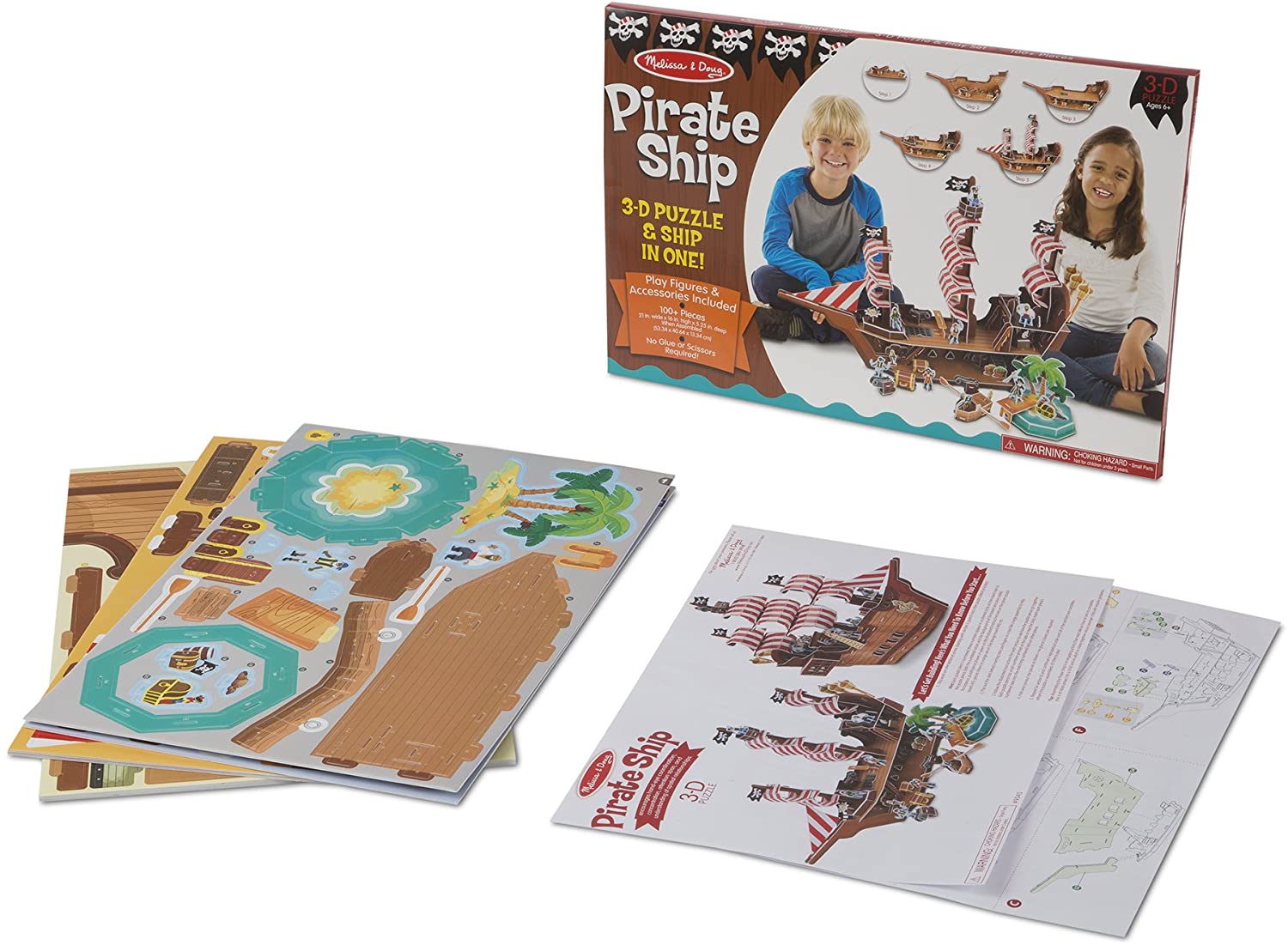 Pirate Ship: 3-D Puzzle