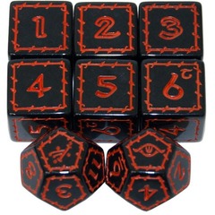 The One Ring RPG: Dice Set - Black