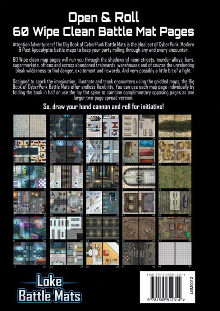 Big Book of CyberPunk Battle Mats - (12x9)