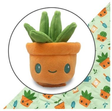 Gardening Succulent Plushie Tote Bag