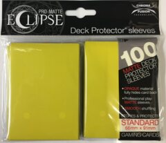 Ultra Pro - Pro Matte Eclipse: Deck Protector 100 Count Pack - Lemon Yellow