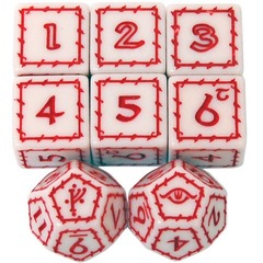 The One Ring RPG: Dice Set - White