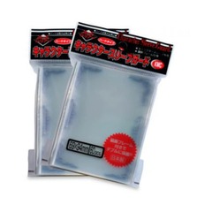 KMC Oversized Sleeve Guards - Clear Silver Scroll(60)