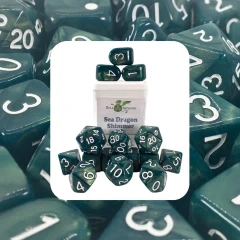 Sea Dragon Shimmer Dice - Set of 15 w/ Arch'd4