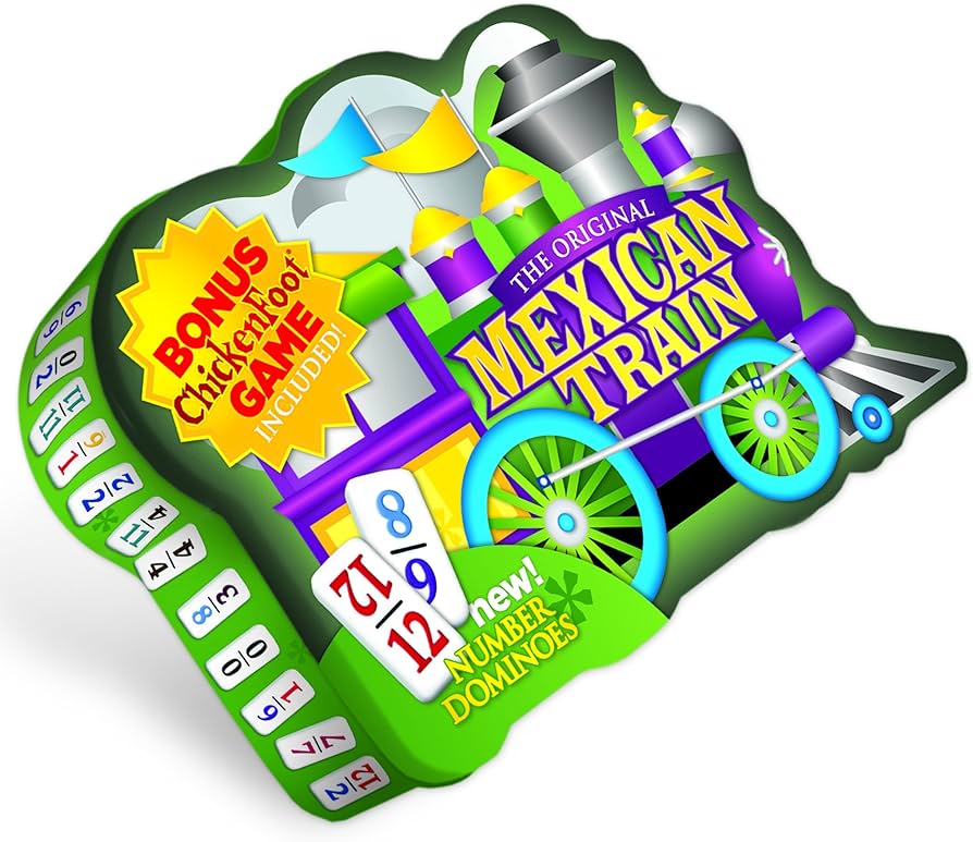 Mexican Train w/ Numbered Dominoes