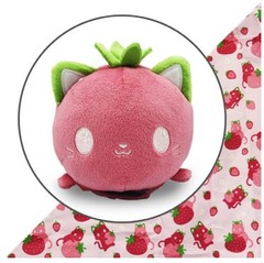 Strawberry Cat Plushie Tote Bag