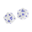 D&D Heavy Metal Icewind Dale D20 Dice Set - White/Blue