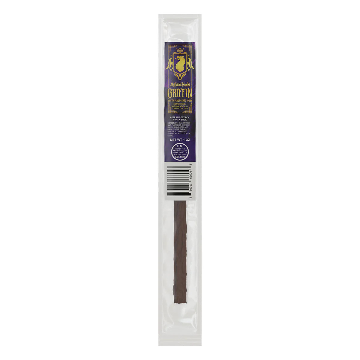 Mythical Meat: Griffin (Beef and Ostrich Snack Stick)
