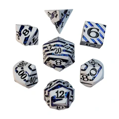 Glacial Core Metal RPG Dice Set