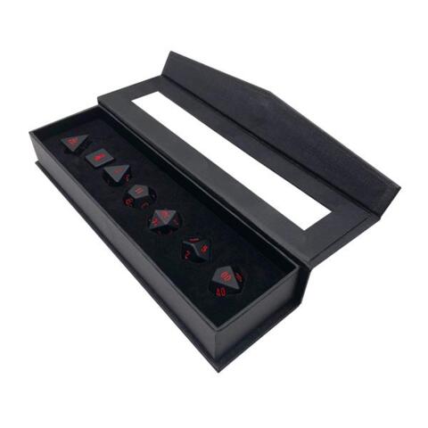 Heavy Metal Premium RPG Dice Set (7ct) for Dungeons & Dragons