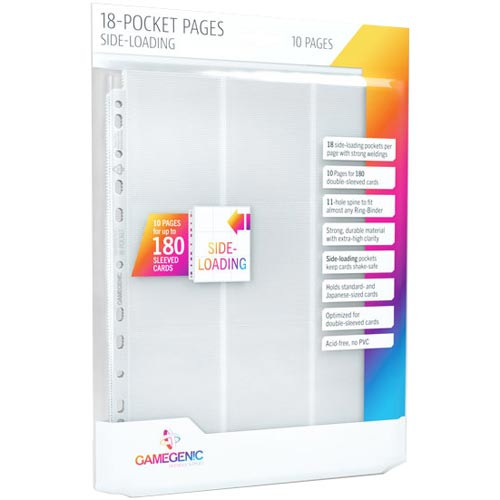 Sideloading 18-Pocket Pages: 10 pg White