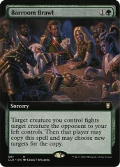 Barroom Brawl (Extended Art) - Commander Legends: Battle for Baldur's Gate