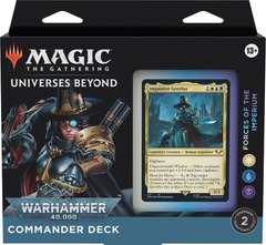 Universes Beyond: Warhammer 40,000 - Forces of the Imperium Commander Deck - Universes Beyond: Warhammer 40,000 (40K)