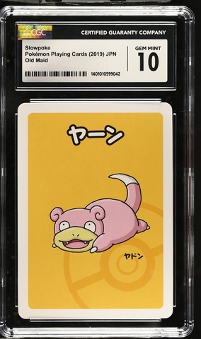 Pokemon 2019 Playing Cards JP Slowpoke - CGC 10