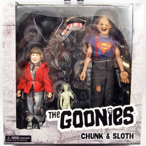 The Goonies – 8″ Clothed Action Figures – Sloth and Chunk 2-Pack