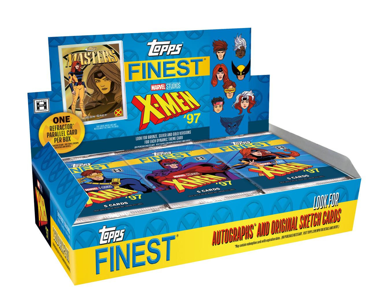 2025 Topps Finest X-Men 97 Hobby Box