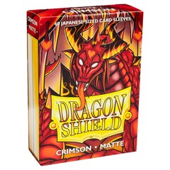 Dragonshield Sleeve Small Size Matte: Crimson