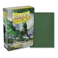 Dragonshield Sleeve Small Size Matte: Forest Green