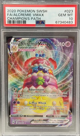 Pokemon FA Alcremie Vmax #023 - PSA 10