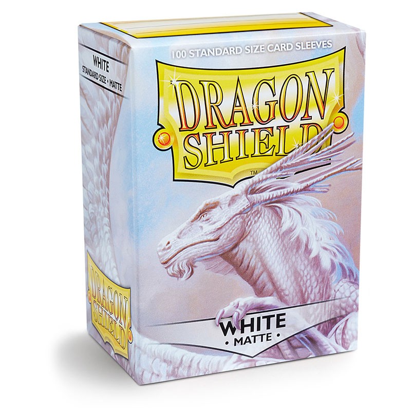Dragonshield White Matte Standard - 100ct