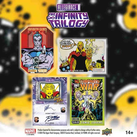 2023 Upper Deck Marvel Allegiance The Infinity Trilogy Hobby Pack