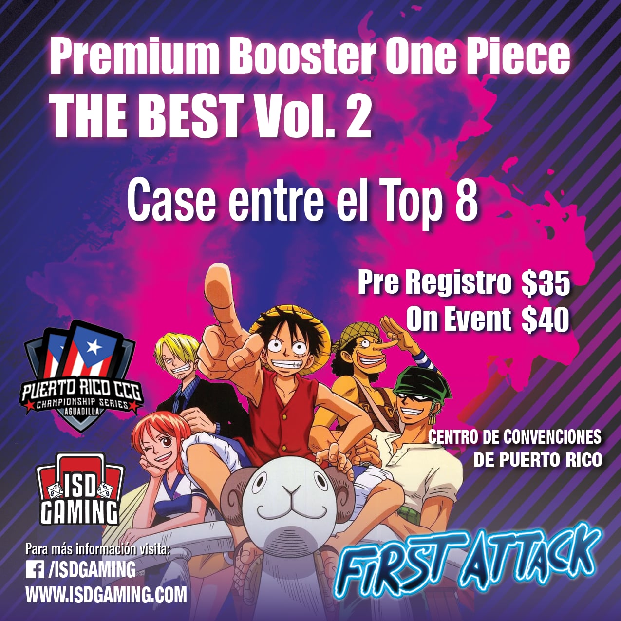 First Attack - One Piece Case Tournament - SATURDAY OCT 25