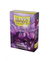 Dragonshield Wraith Matte Dual Sleeves - Japanese Size 60ct