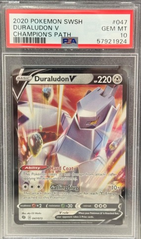 Pokemon Duraludon V #047 - PSA 10