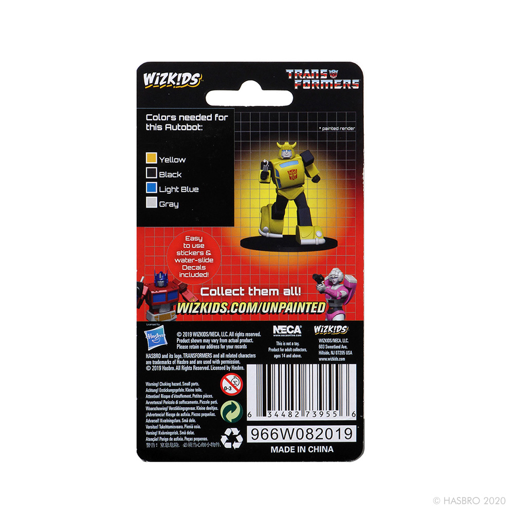 Transformers Unpainted Bumblebee