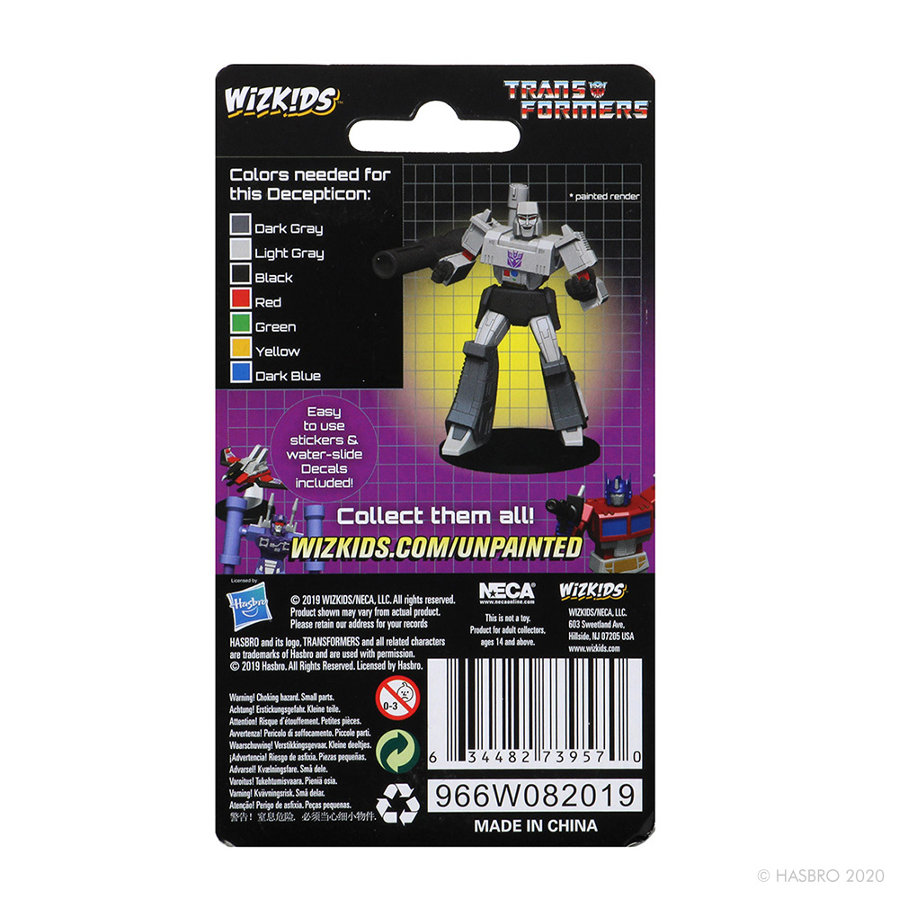 Transformers Unpainted Megatron