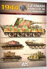 1944 German Armour in Normandy Camouflage Profile Guide Book