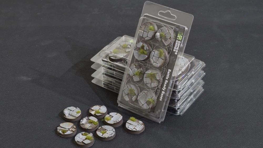32mm Temple Round Battle Ready Bases (8)