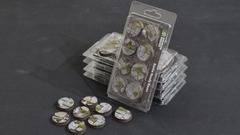 32mm Temple Round Battle Ready Bases (8)