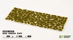 Gamers Grass - 2mm Dry Green Grass Tufts (115) (Self Adhesive)
