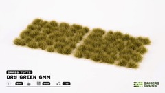 Gamers Grass - 6mm Dry Green Wild Grass Tufts (70) (Self Adhesive)