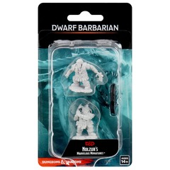 Dungeons & Dragons: Nolzur's Marvelous Unpainted Miniatures - W06 Dwarf Male Barbarian