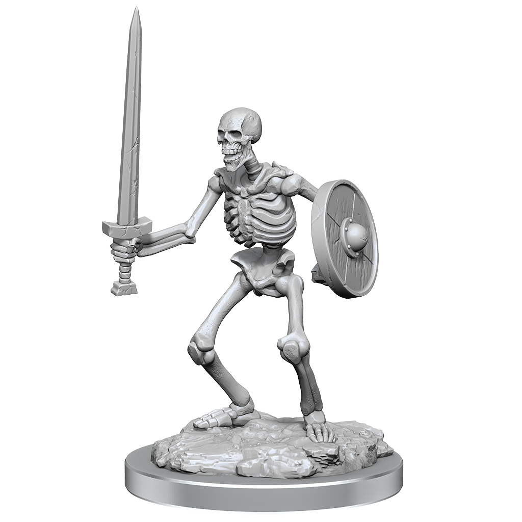 WizKids Deep Cuts Unpainted Miniatures: W18 Skeletons