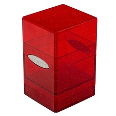 Ultra Pro Satin Tower Glitter Red