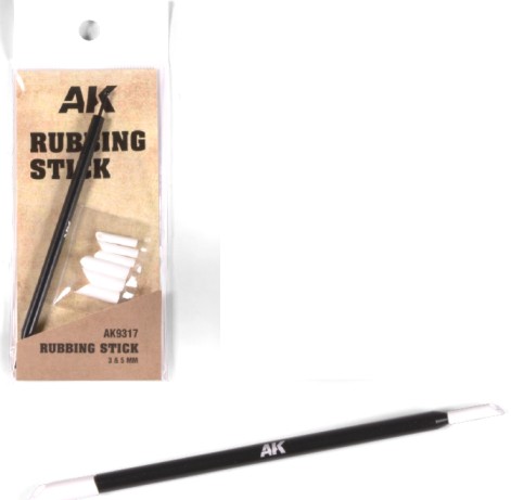 Rubbing Stick w/3mm & 5mm Tips (3ea)