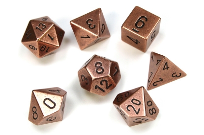 Chessex Metal: Poly Copper (7)