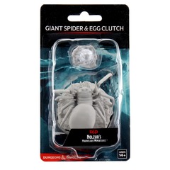 Dungeons & Dragons: Nolzur's Marvelous Unpainted Miniatures - W12 Giant Spider & Egg Clutch