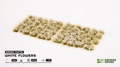 Gamers Grass - 6mm White Flowers Tufts (70) (Self Adhesive)