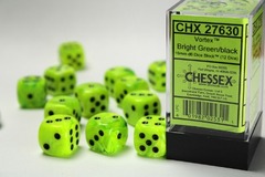 Vortex: 16mm D6 Bright Green/Black (12)