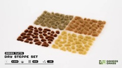 Gamers Grass - 4-6mm Dry Steppe Tuft Set (140) (Self Adhesive)