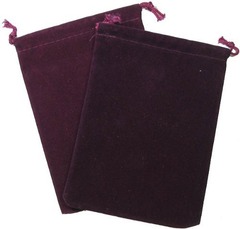 Chessex Dice Bag Large Burgandy