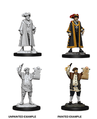 WizKids Deep Cuts Unpainted Miniatures: W10 Mayor & Town Crier