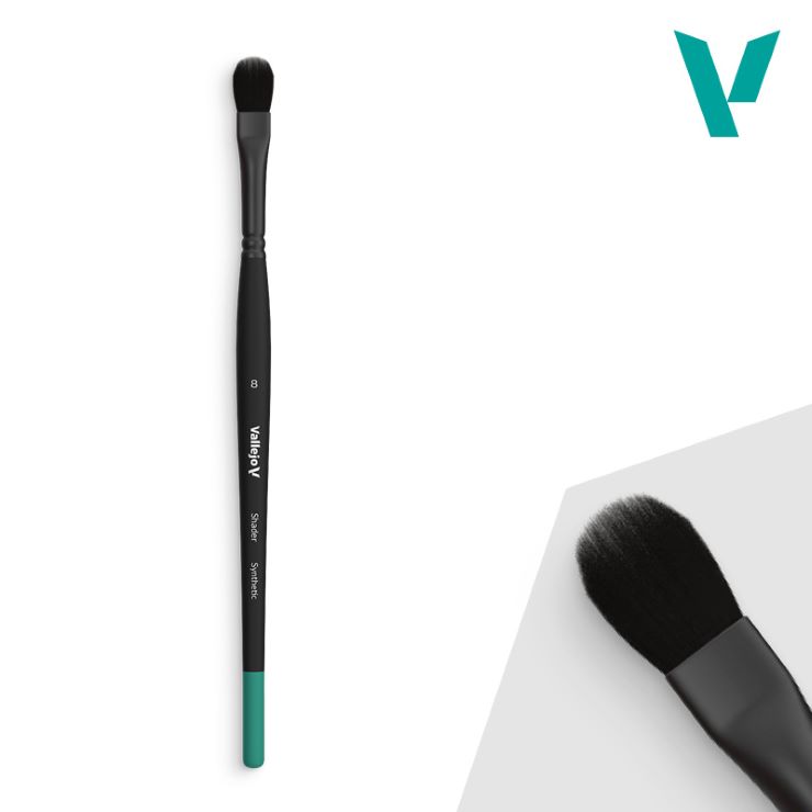 Vallejo Shader Filbert 8 Synthetic Brush