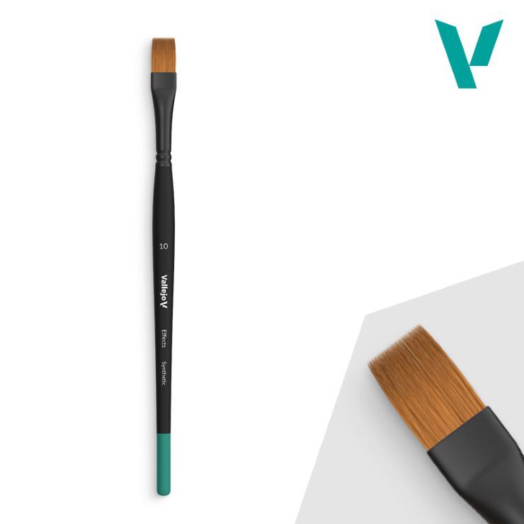 Vallejo Effects Flat 10 Synthetic Brush